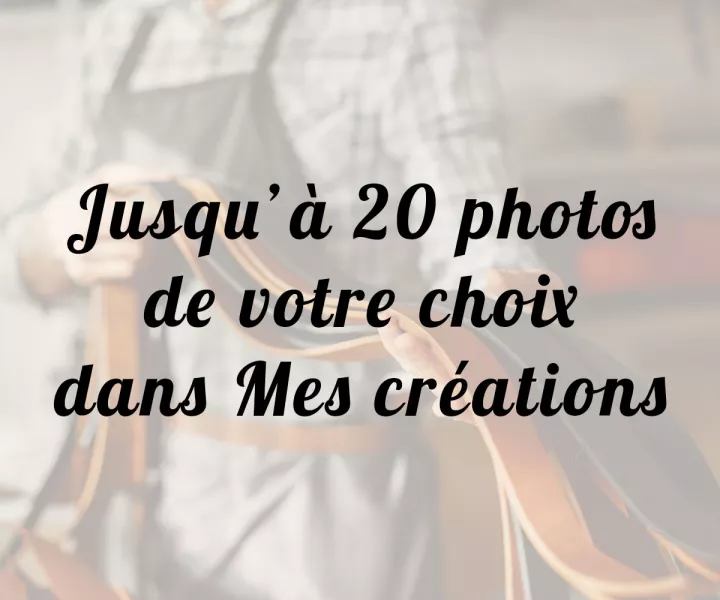 Exemple d'une création ou de mon travail, ou ...